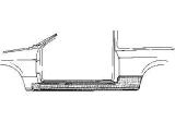 Opel Astra F, 1991 -1998, dorpel, 3 drs, links, &euro;31.875